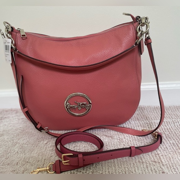 Coach new F31400 Elle Hobo,Ross Petal Silver - Picture 3 of 8